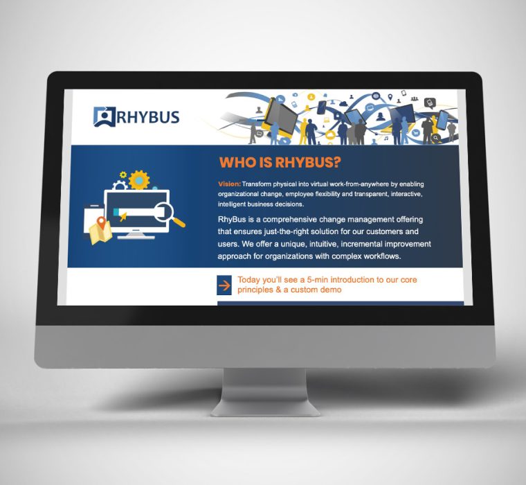 SaaS Presentation Corp Deck Mobile