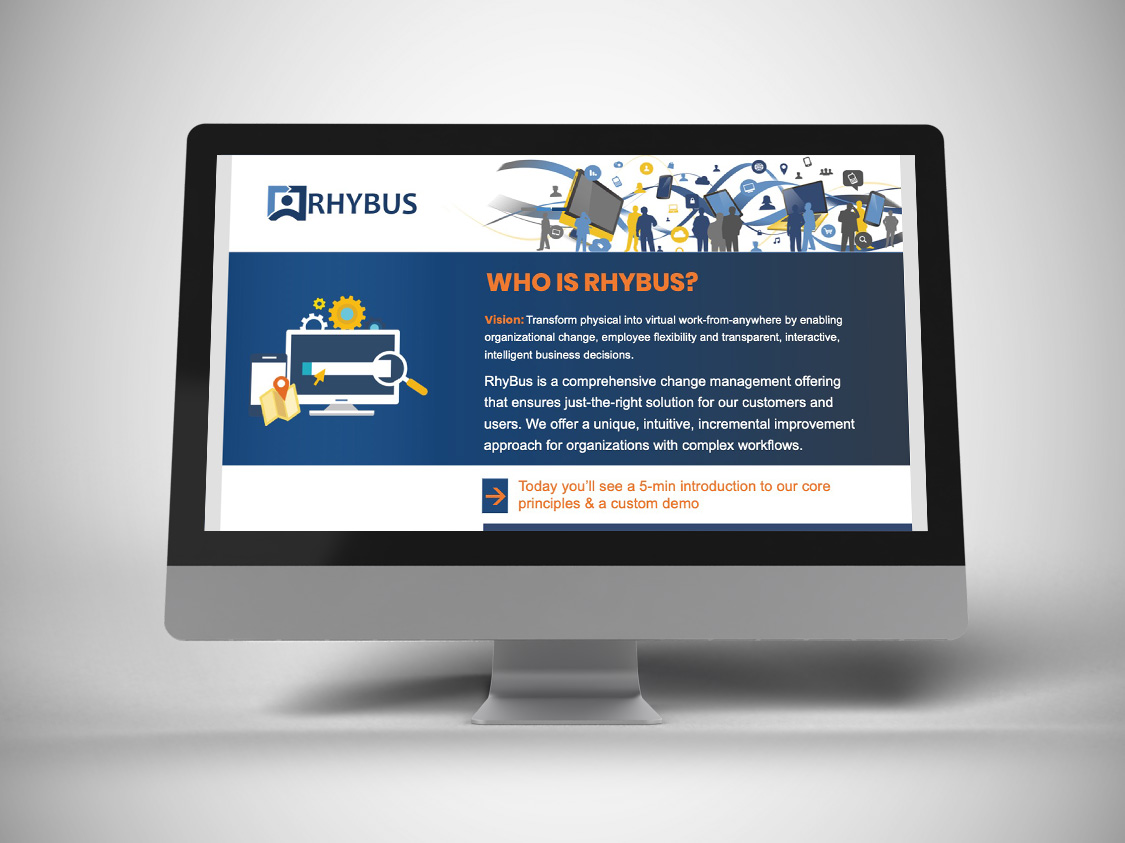 SaaS Presentation Corp Deck Mobile